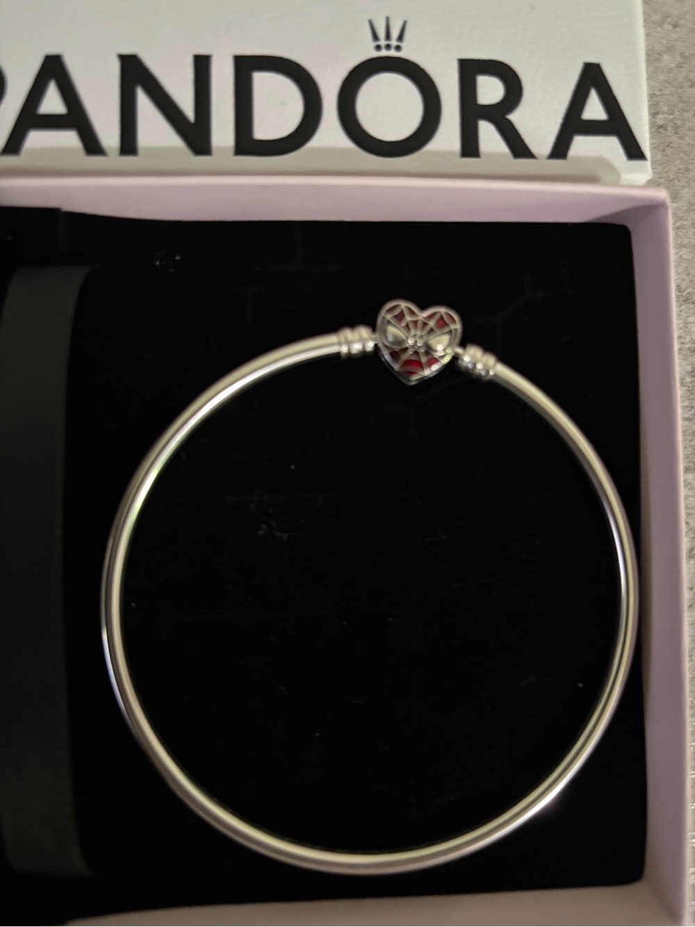 Pandora Spiderman Bangle Bracelet